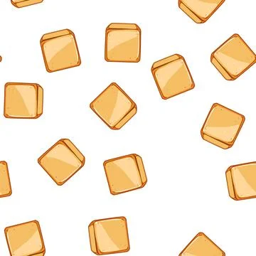 Pattern cooling ice cubes reusable cartoon vector Stock Illustration