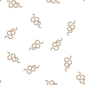 Pattern cordage rope cartoon vector Stockillustratie