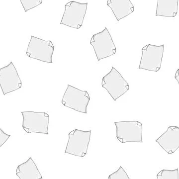 Pattern corner paper curl cartoon vector Stock Illustration
