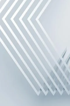 Pattern of corners with soft shadows. 3 d Stock Illustration