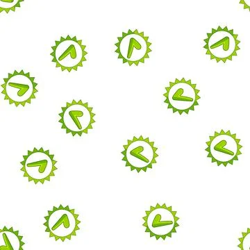 Pattern correct check mark cartoon vector イラスト素材