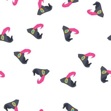 Pattern corsair pirate hat cartoon vector Illustrazione stock