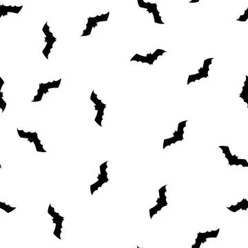 Pattern costume bat halloween cartoon vector Stock Illustration