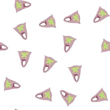 Pattern cotton reusable bag cartoon vector 库存插图