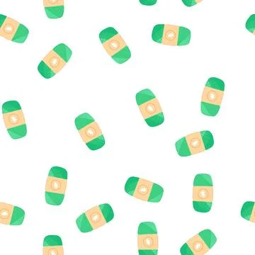 Pattern cotton yarn wool cartoon vector イラスト素材