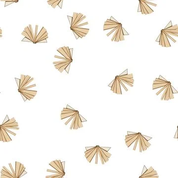 Pattern cover book open cartoon vector Stock Illustration