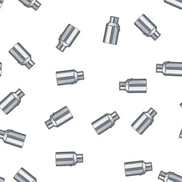 Pattern cow metal milk can cartoon vector Stock Illustration