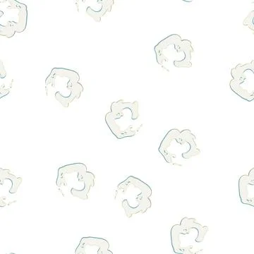 Pattern cow milk splash cartoon vector Stock Illustration