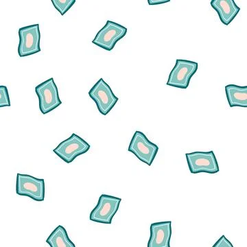 Pattern cozy wool carpet cartoon vector Illustrazione stock