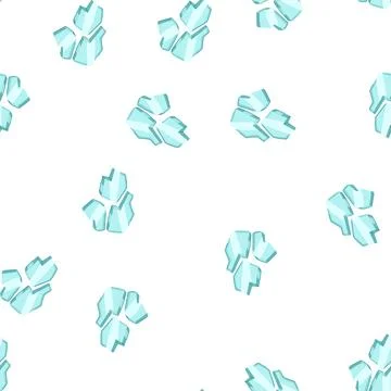 Pattern crack glass broken shard cartoon vector Stock Illustration