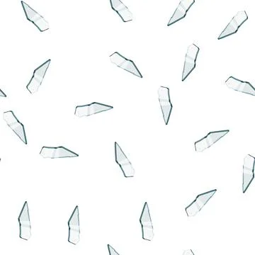 Pattern crack glass broken shard cartoon vector Stock Illustration