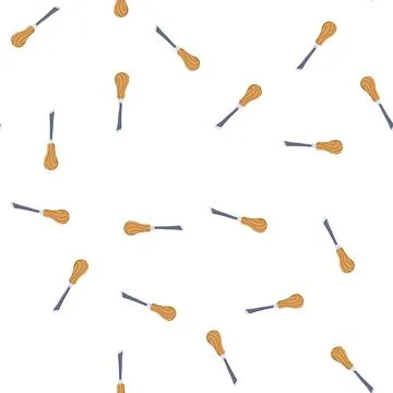 Pattern craft chisel carving cartoon vector Stock Illustration