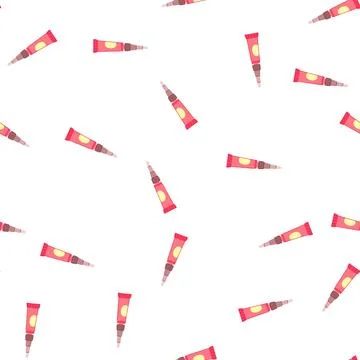 Pattern craft glue bottle cartoon vector Stock Illustration