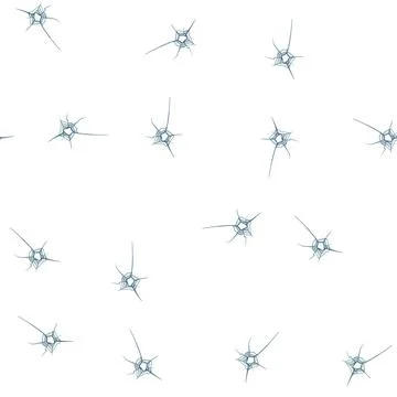 Pattern crash broken glass cartoon vector Stock Illustration