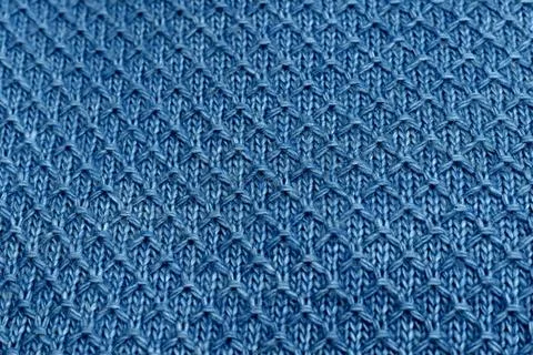 Pattern created with threads on a sweater. Foto stock