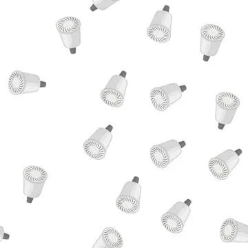 Pattern creative smart light bulb cartoon vector 스톡 일러스트