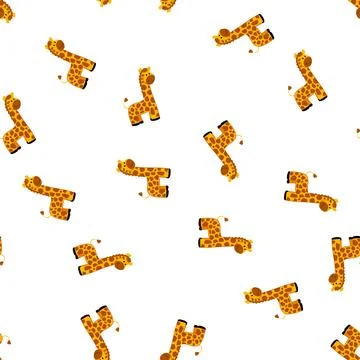 Pattern creative stuffed animal toy cartoon vector Stock Illustration