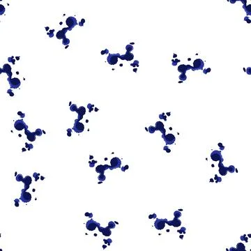 Pattern creativity ballpoint pen splatter cartoon vector Stockillustratie