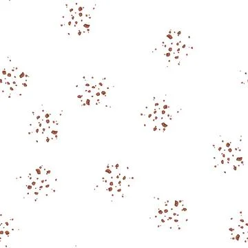 Pattern crispy cookie crumb cartoon vector Stock Illustration