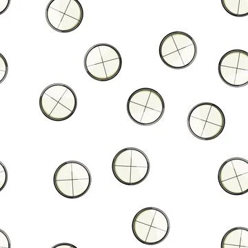 Pattern cross scope sniper cartoon vector Illustrazione stock