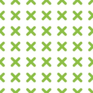 Pattern of crosses. Vector illustration of cross seamless pattern. Noughts an Illustrazione stock