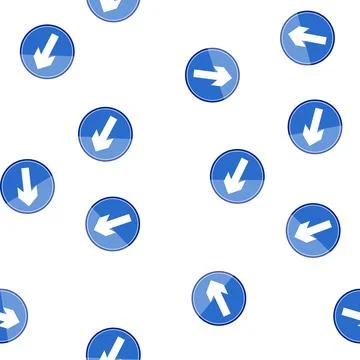 Pattern crosswalk road sign cartoon vector Stock Illustration