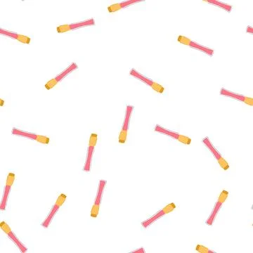 Pattern cruelty lip gloss cartoon vector 스톡 일러스트