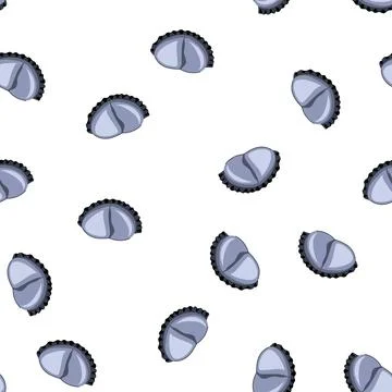 Pattern crumpled grey metal bottle cap vector drawing Stock Illustration
