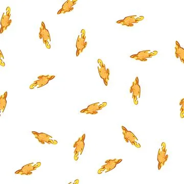 Pattern crust lava puddle cartoon vector イラスト素材