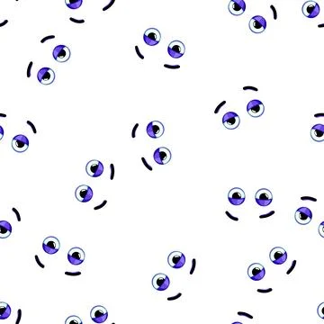 Pattern cry eye emotions cartoon vector Ilustración de archivo