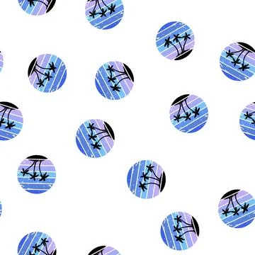 Pattern crystal retro sunset cartoon vector Stock Illustration