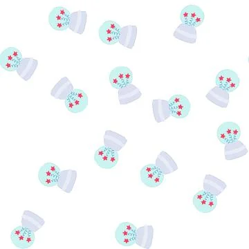 Pattern crystal snow ball cartoon vector 库存插图