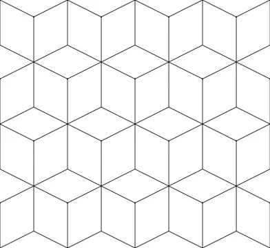 Pattern cube background Illustrazione stock