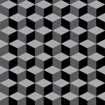 Pattern with cubes Stock Illustration