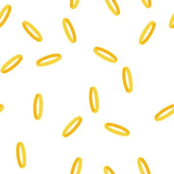 Pattern cuff bracelet gold cartoon vector Stock Illustration
