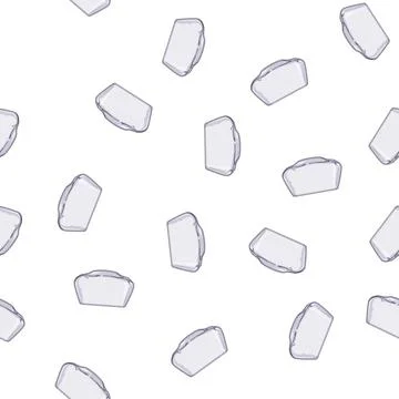 Pattern culinary chef hat cartoon vector Stock Illustration