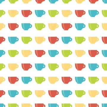 Pattern of cup Stock-Illustration