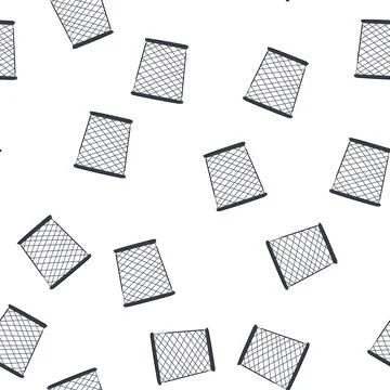 Pattern cup pencil holder cartoon vector Stock Illustration