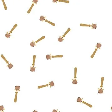 Pattern cup portafilter coffee cartoon vector Stock Illustration