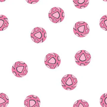 Pattern cup soccer ball cartoon vector イラスト素材