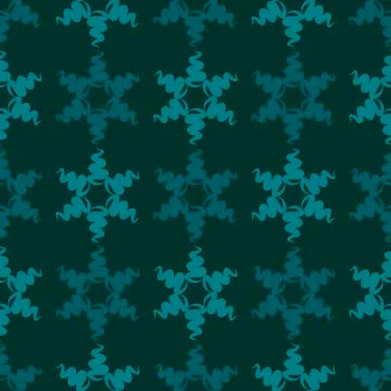 Pattern of curls Stock Illustration