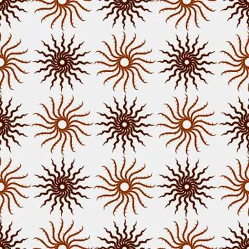 The pattern of curls Stock Illustration