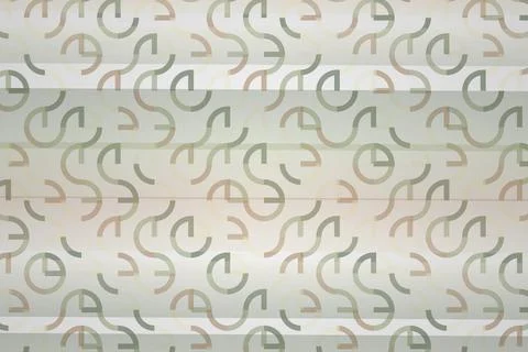 Pattern of curly lines on a light gray background Stock Photos