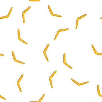 Pattern curve boomerang cartoon vector Stock Illustration