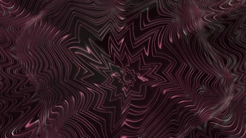 Pattern of curved lines in dark colors with vibrant Stock Footage 340008175