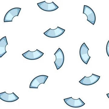 Pattern Curved quarter circle displaying flexible screen concept technology Stockillustratie