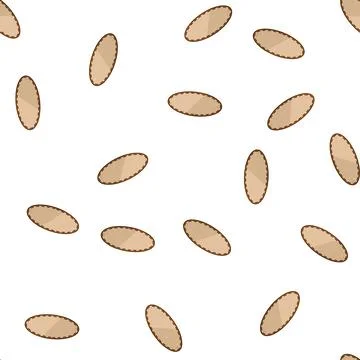 Pattern custom leather patch cartoon vector Stock Illustration