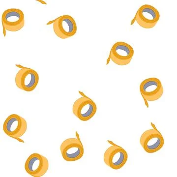 Pattern cut duct tape cartoon vector Stock Illustration