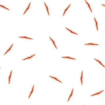 Pattern cut suture cartoon vector Stock Illustration