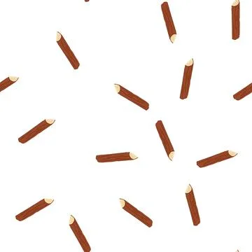 Pattern cut wood log cartoon vector イラスト素材
